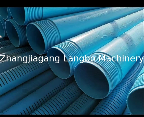 Máquina para la fabricación de tuberías de pantalla de agua Máquina de ranura de tuberías de plástico Máquina de tuberías de PVC Máquina de perforación de tuberías de PVC Máquina de producción de tuberías