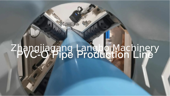 Máquina de extrusión de tuberías de PVC de plástico equipada con motor SIEMENS e inversor ABB
