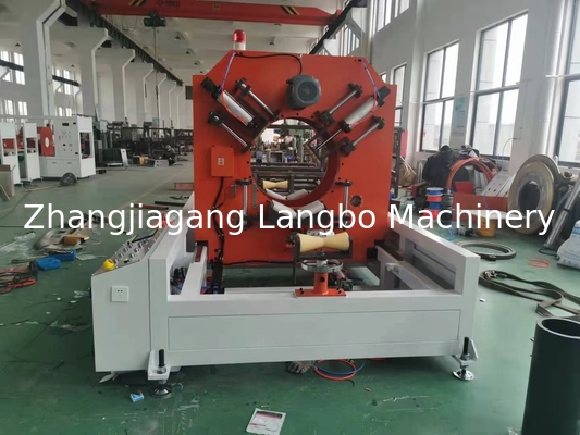 Línea de producción de tuberías de plástico de doble tornillo extrusora/máquina de extrusión de doble salida 150kg-220kg