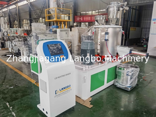 Máquina de mezcla de materiales de PVC de 25L/mezclador de materias primas de plástico/mezclador caliente de alta velocidad para procesos de compuesto