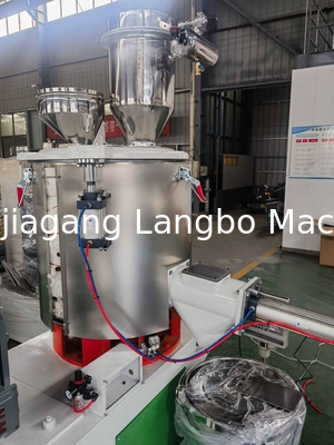Máquina de mezcla de materiales de PVC de 25L/mezclador de materias primas de plástico/mezclador caliente de alta velocidad para procesos de compuesto