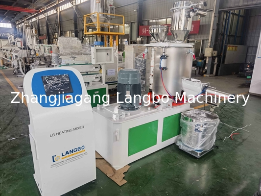 Máquina de mezcla de materiales de PVC de 25L/mezclador de materias primas de plástico/mezclador caliente de alta velocidad para procesos de compuesto