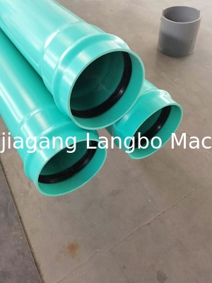 Máquina de fabricación de tuberías de PVC de plástico de 50-150 mm / extrusora de tuberías de PVC para tuberías de agua