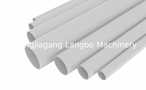 PVC alcantarillado de drenaje de plástico de tubería de cable de conducto de suministro de agua de pared sólida Extrusión de la máquina de fabricación
