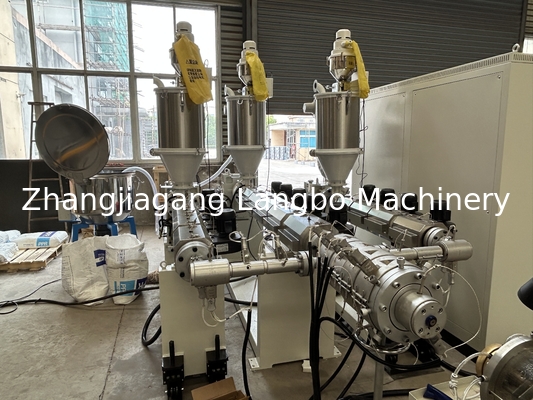 PPR de plástico conducto eléctrico de agua de alcantarillado de pared única tubo corrugado manguera de tubo de extrusión de producción fabricación de máquinas planta