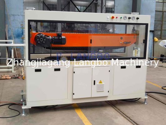 Línea de producción de extrusión de tubos de suministro de aceite de gas de agua de plástico PE Extruder de tornillo único