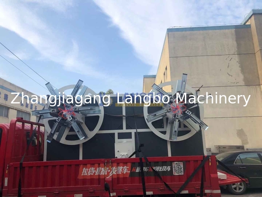 Bobinador de tubería para extrusora de plástico Línea de producción de extrusión de perfiles de tubería de PE