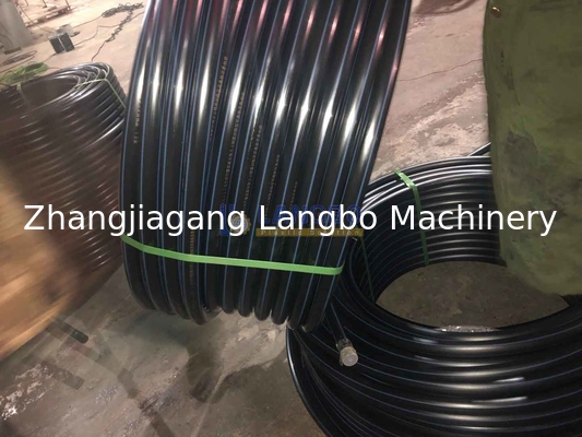Sistema avanzado de bobinado de manguera de PE 0,1-10 m/min Velocidad de bobinado Máquina de bobinado de tuberías HDPE para tuberías procesadas