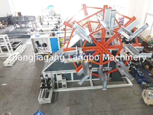 Máquina de enrollamiento de tuberías de plástico con máquina de cinta para la máquina de extrusión de tuberías de PE de gran diámetro