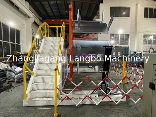 Máquina de enrollamiento de tuberías de plástico con máquina de cinta para la máquina de extrusión de tuberías de PE de gran diámetro