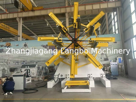 Máquina de remolque de bobinas de tuberías de plástico para la línea de extrusión de tuberías de PE HDPE