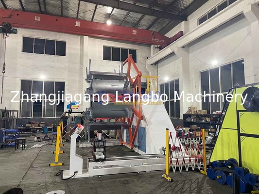 Máquina de enrollamiento de plástico multifuncional máquina de bobina de tuberías de plástico enrollador de tuberías doble disco enrollador de tuberías de PE enrollador automático