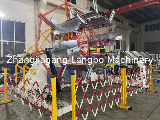 Máquina de bobinado de tubos de plástico PE para la línea de extrusión de tubos de plástico