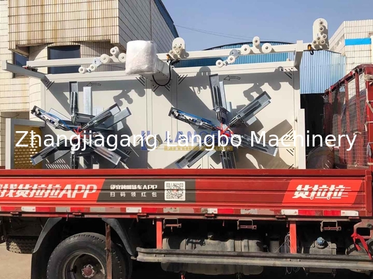 Máquina enrolladora de doble carrete para tubería de PE de 16-32 mm, maquinaria para bobinado de tuberías de plástico