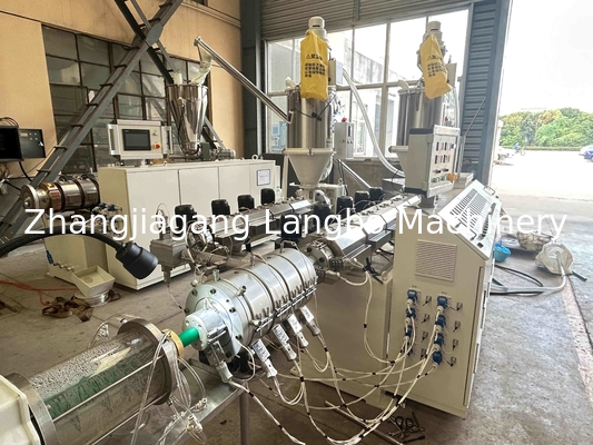 Máquina para fabricar mangueras de riego por goteo con extrusora de tornillo simple de plástico PPR