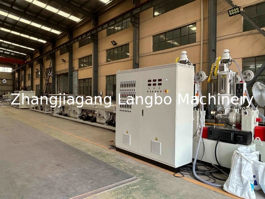 Máquina de fabricación de tuberías de plástico Línea de producción de extrusión de tuberías de gas Máquina de extrusión de tuberías de agua PPR