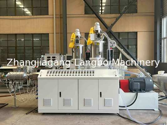 PPR de plástico doble estructura de pared hueca espiral de cuerda alcantarillado tubo corrugado tanque de extrusión planta de fabricación línea de producción de máquinas
