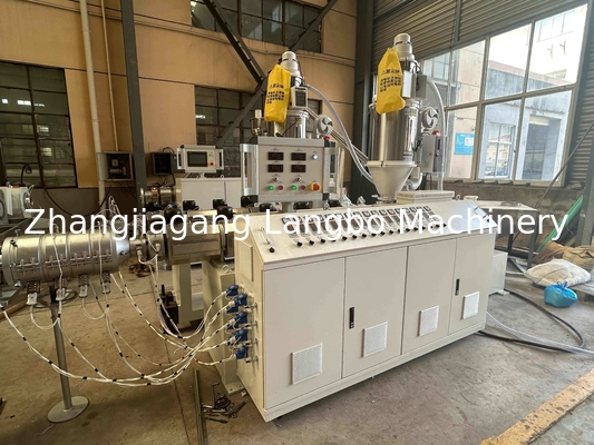 Máquina de fabricación de tuberías/cables/tubos ondulados con una sola pared para suministro de gas de PPR de plástico