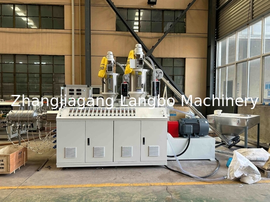 Línea de extrusión de plástico de alta capacidad para manguera de embalaje de sujeción con cable PPR, producción de tuberías de suministro de agua y gas de gran diámetro PPR
