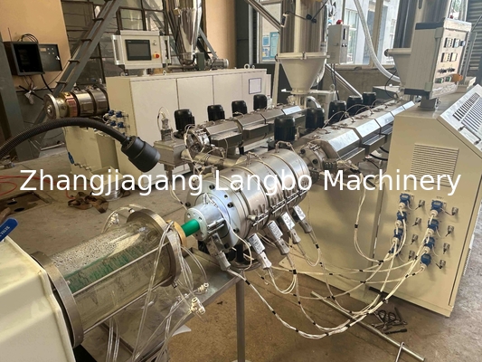 Línea de producción de tuberías de PPR de plástico Línea de producción de extrusión de tubos de tuberías de tuberías corrugadas