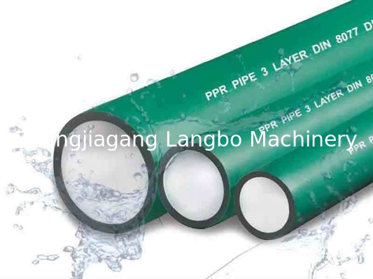 16-630 mm PPR manguera de tubería de conducto doble extrusora de tornillo único máquina de fabricación de plástico suministro de gas de agua
