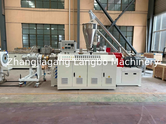 Línea de producción de extrusión para la fabricación de mangueras, tubos y tuberías de riego por goteo agrícola de drenaje de agua de PVC plástico