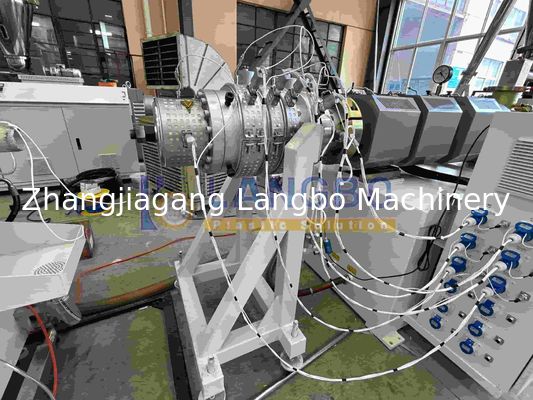 Máquina de producción de extrusión de tubería de plástico de doble husillo cónico para PVC HDPE PPR Drenaje Agua Alcantarillado Conducto Eléctrico Manguera Tubo