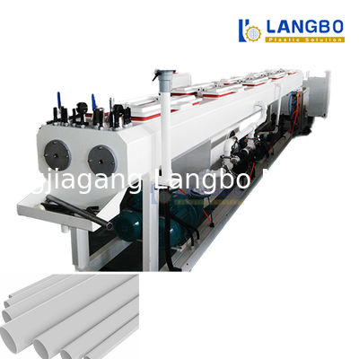 Máquina de producción de extrusión de tubería de plástico de doble husillo cónico para PVC HDPE PPR Drenaje Agua Alcantarillado Conducto Eléctrico Manguera Tubo