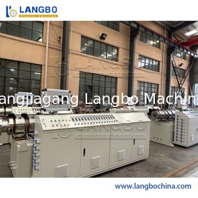 Fabricante chino HDPE LDPE PE PVC tubo de extrusión de plástico máquina de fabricación buen precio