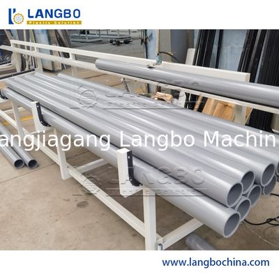 Máquina de plástico para hacer tuberías de PVC, extrusora de tuberías con sistema de control automático