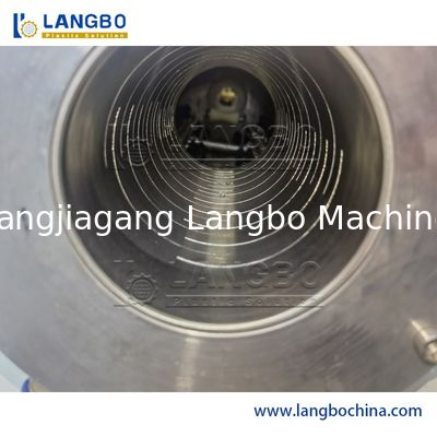 Máquina de plástico para hacer tuberías de PVC, extrusora de tuberías con sistema de control automático