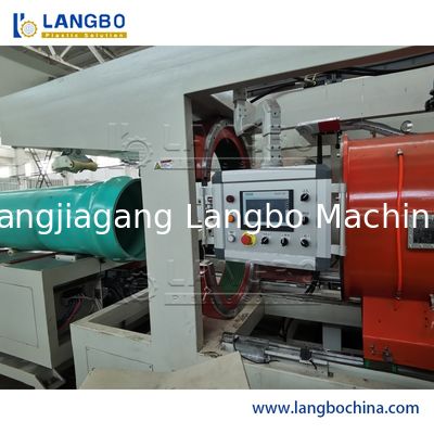 Máquina de plástico para hacer tuberías de PVC, extrusora de tuberías con sistema de control automático