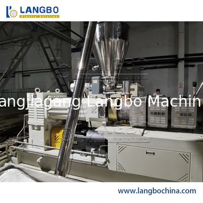 Máquina de plástico para hacer tuberías de PVC, extrusora de tuberías con sistema de control automático