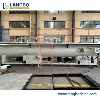 Extrusor plástico del tubo del conducto del PVC del control del PLC, tubo plástico que hace las máquinas