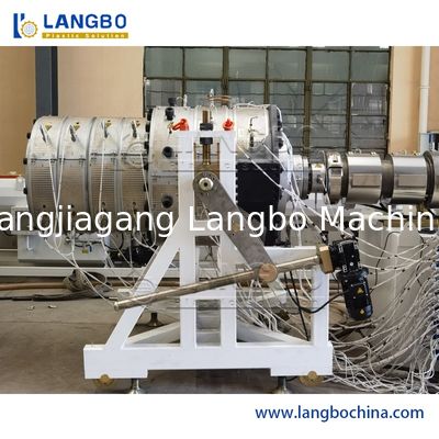 Máquina de extrusión de tuberías de PVC PE Máquina de tuberías de plástico Línea de producción de suministro de gas y agua Extrusor HDPE