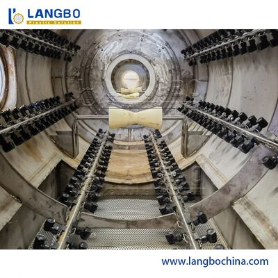 Línea de producción de tuberías de PVC de control PLC alta producción y productividad