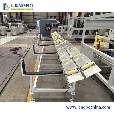 Línea subterránea de extrusión de tuberías de PVC de doble tornillo / línea de producción