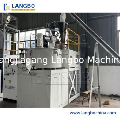 Unidad mezcladora de PVC para mezcla de polvo plástico, calentamiento y enfriamiento