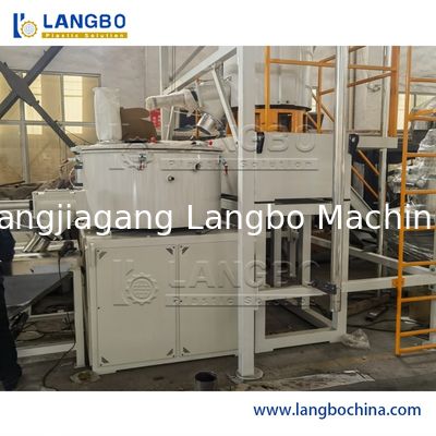 Mezclador turbo de plástico caliente/frío de alta velocidad para WPC, resina de polvo de PVC – Tuberías de PVC, perfiles, paneles, canaletas, láminas