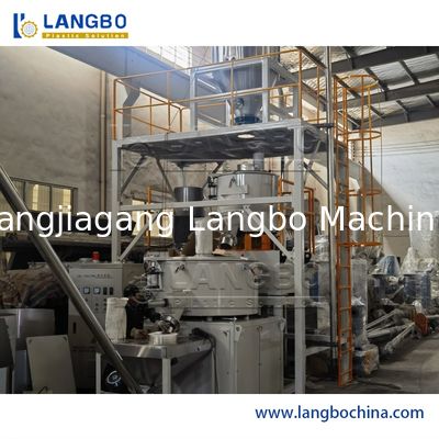 Máquina para mezclar granulos de plástico verticales de alto rendimiento para polvo de PVC