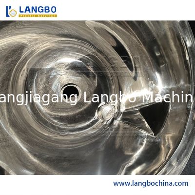 Mezclador turbo de plástico caliente/frío de alta velocidad para WPC, resina de polvo de PVC – Tuberías de PVC, perfiles, paneles, canaletas, láminas