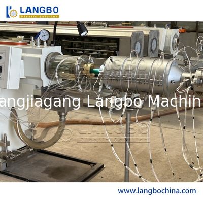 Línea de producción / Máquina de extrusión de tubería PPR para suministro de agua caliente y fría de China, 20-63 mm