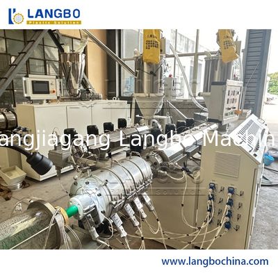 Línea de producción / Máquina de extrusión de tubería PPR para suministro de agua caliente y fría de China, 20-63 mm