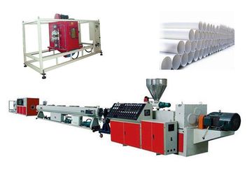 Extrusor de tornillo gemelo cónico del motor de Siemens para el tubo del sistema de abastecimiento del agua del PVC