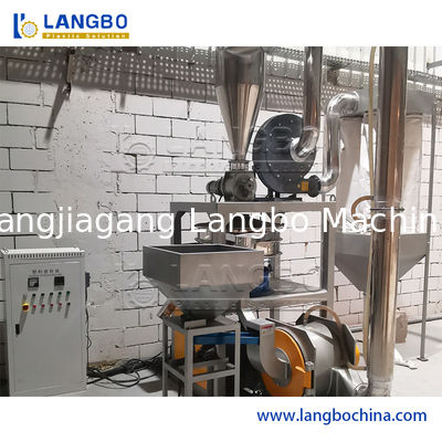 Máquina pulverizadora para pellets, desechos y escamas de plástico PE PP EVA PVC