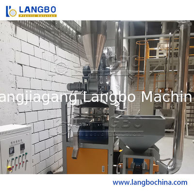 Máquina pulverizadora para pellets, desechos y escamas de plástico PE PP EVA PVC