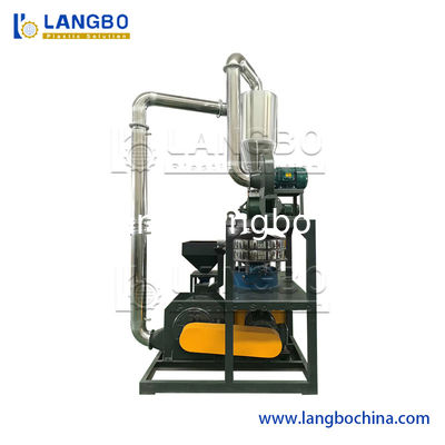 Máquina pulverizadora para pellets, desechos y escamas de plástico PE PP EVA PVC