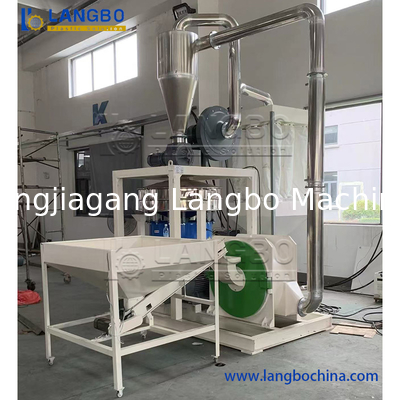 Máquina trituradora pulverizadora de plástico de desecho, máquina fresadora de PVC