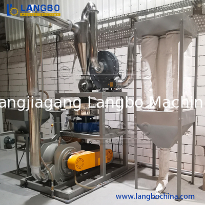Automatic Recycling PVC Plastic Powder Turbo Mill Pulverizer Grinding Machine