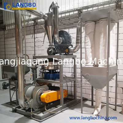 Pulverizador de reciclaje de gránulos de plástico